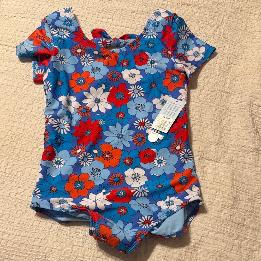 Fourth Flower Floral Printed One-Piece Swimsuit from Cat & Jack™